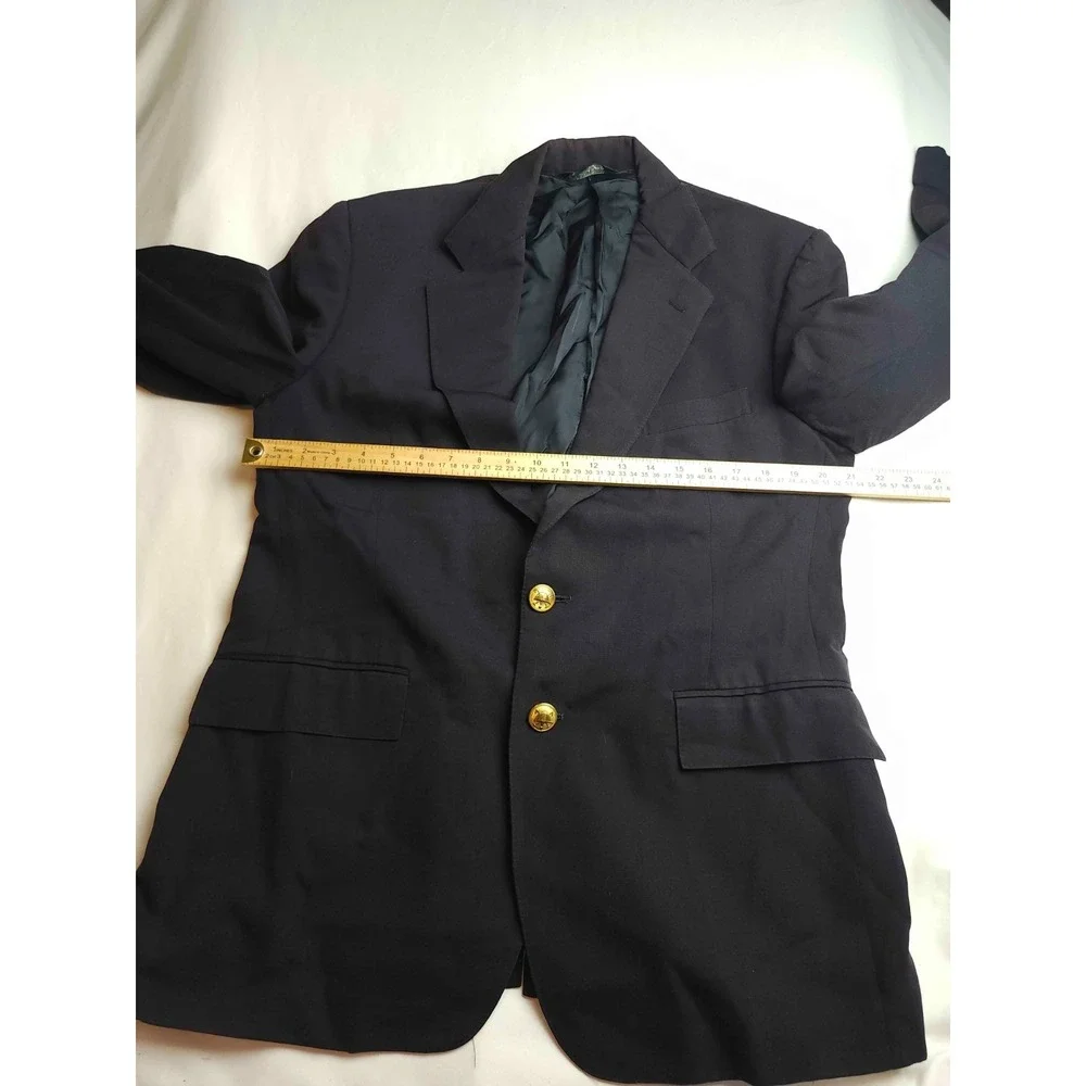 Vintage 80s 90s Polo Ralph Lauren Sport Coat Mens 40R Wool Single Breasted USA